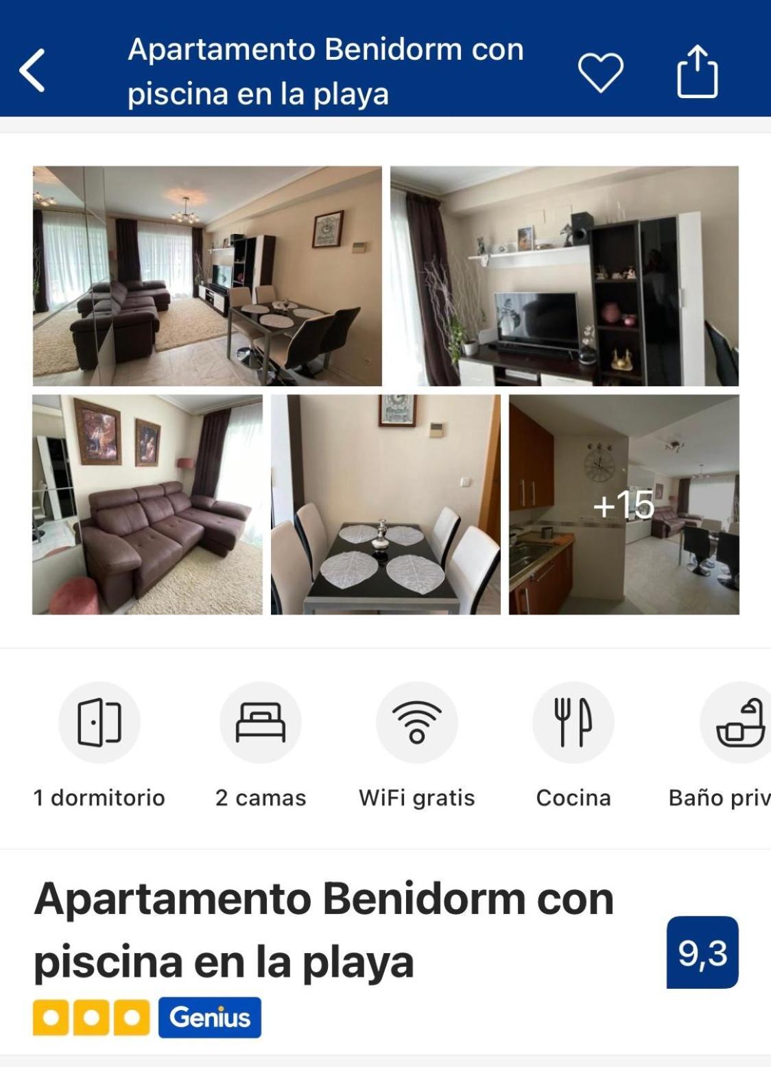 Apartamento Benidorm Con Piscina En La Playa กาลา เด ฟีเนสตรัต ภายนอก รูปภาพ